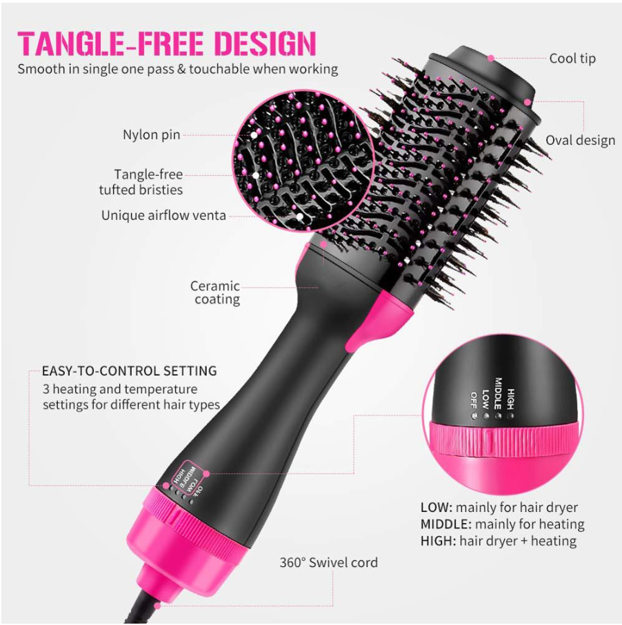 One Step Hair Dryer and Volumizer