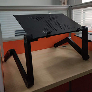 Portable Desk Pro - Adjustable Laptop stand w/ mousepad