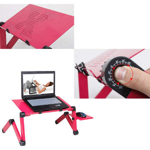 Portable Desk Pro - Adjustable Laptop stand w/ mousepad