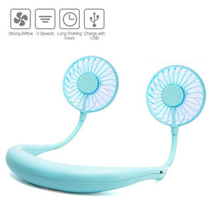 Portable Neckband Fan