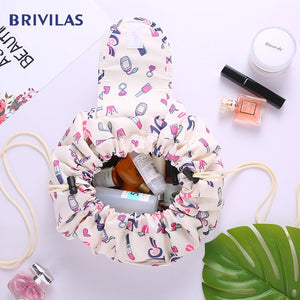 Drawstring Travel Makeup Bag