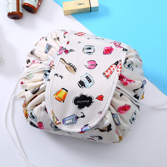 Drawstring Travel Makeup Bag