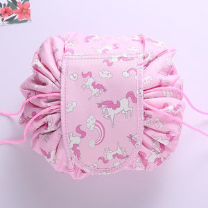 Drawstring Travel Makeup Bag