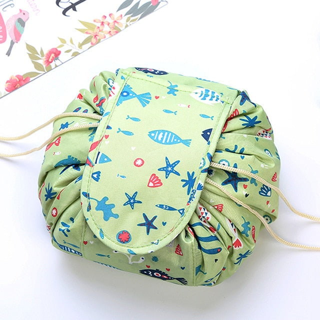 Drawstring Travel Makeup Bag