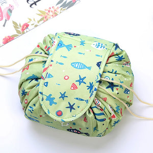 Drawstring Travel Makeup Bag