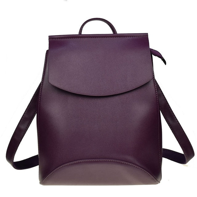 Downtown Leather Backpack