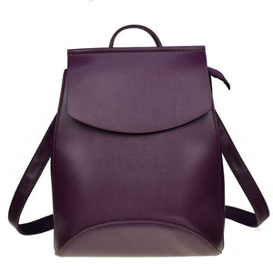 Downtown Leather Backpack