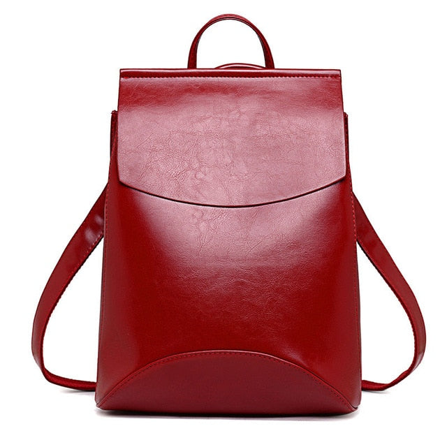 Downtown Leather Backpack