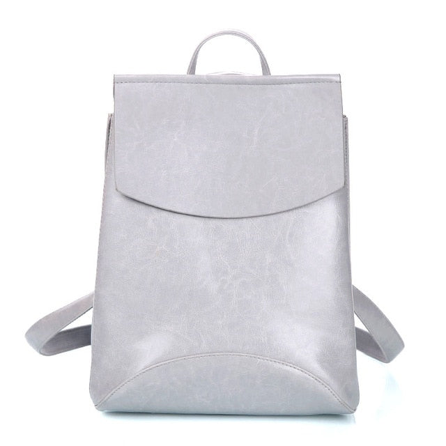 Downtown Leather Backpack