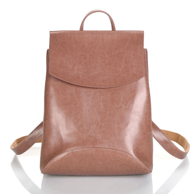 Downtown Leather Backpack