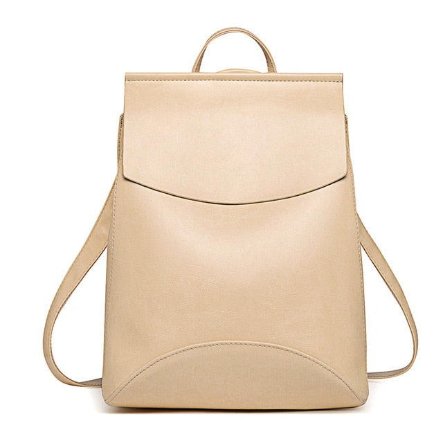 Downtown Leather Backpack