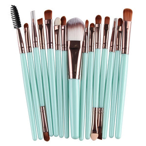 15pcs Makeup Brush Set