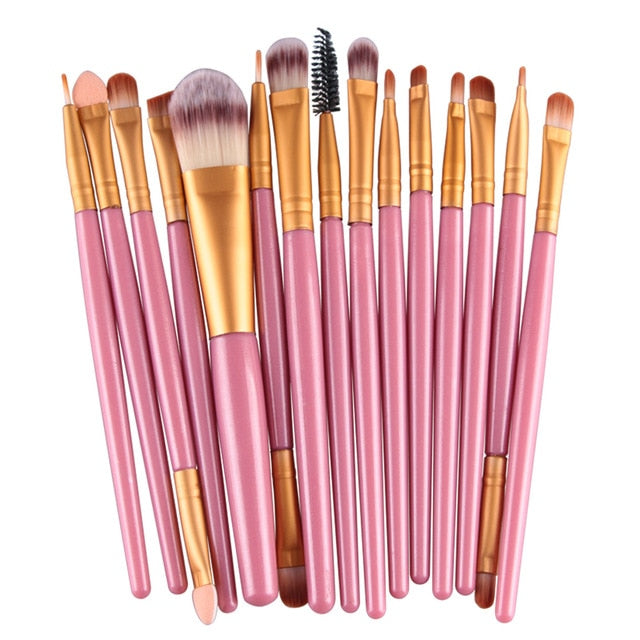 15pcs Makeup Brush Set