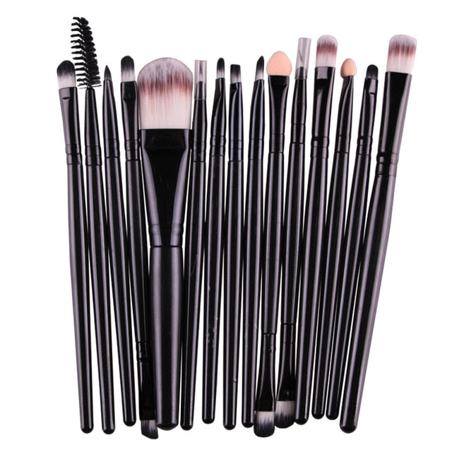 15pcs Makeup Brush Set