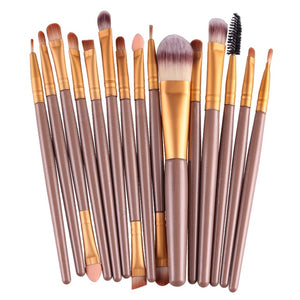 15pcs Makeup Brush Set