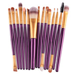 15pcs Makeup Brush Set