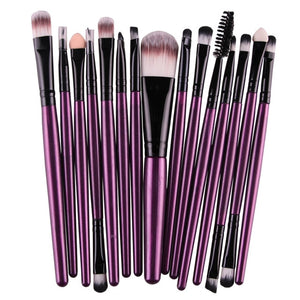 15pcs Makeup Brush Set