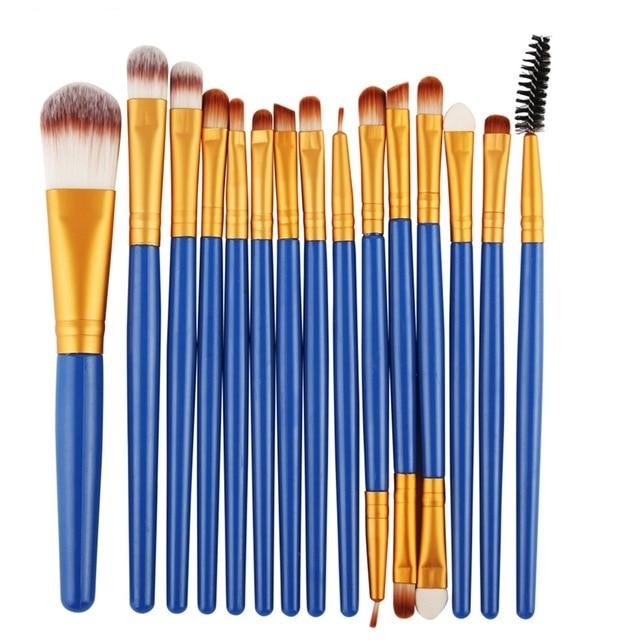 15pcs Makeup Brush Set