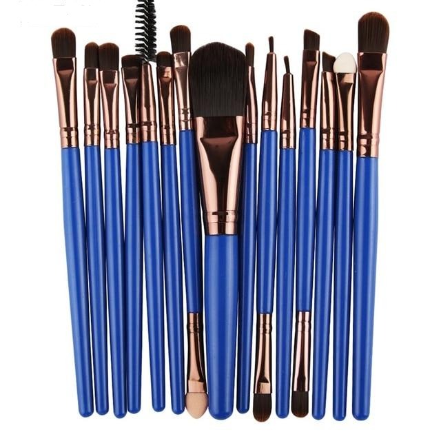 15pcs Makeup Brush Set