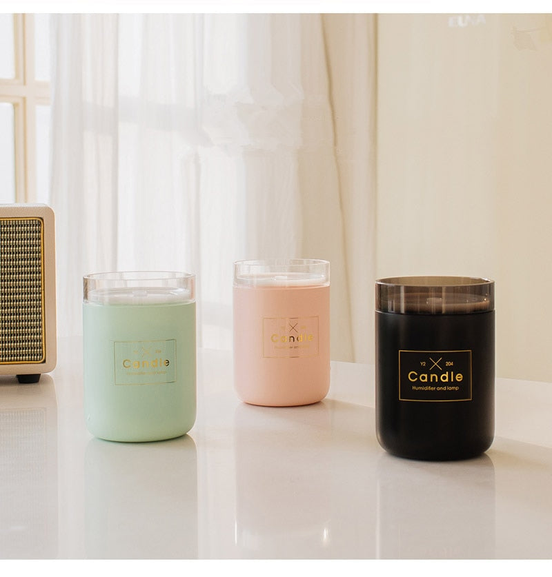 Ultrasonic Candle Lamp Humidifier