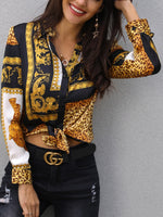 Leopardsace Blouse