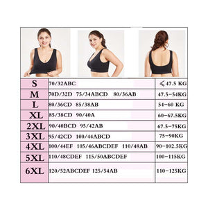 Plus Size Seameless Padded Bra