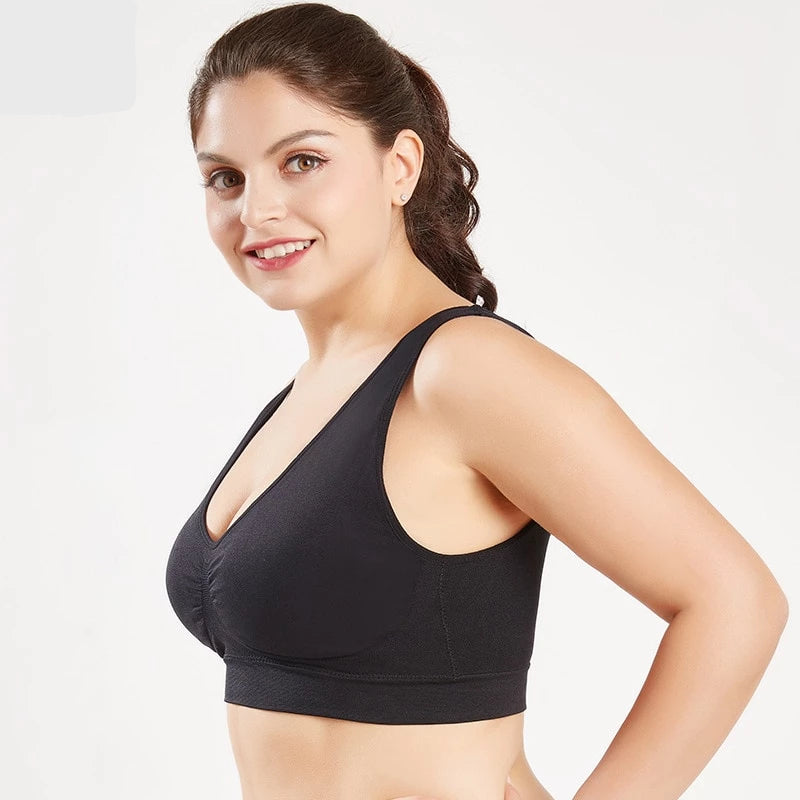 Plus Size Seameless Padded Bra