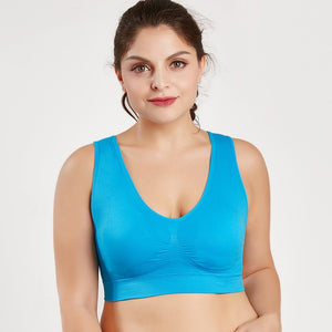 Plus Size Seameless Padded Bra